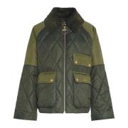 Polyesterjas met stijl Lqu1761-Ol71 Barbour , Green , Dames