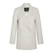 Elegante Blazer met Similistensdetails Bruuns Bazaar , Beige , Dames