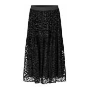 Rok met elastische taille Masai , Black , Dames