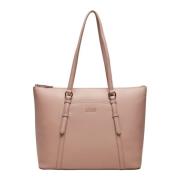 Stijlvolle Tote Tas in Zwart Liu Jo , Pink , Dames