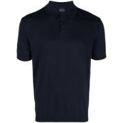 Blauw poloshirt met korte mouwen Paul & Shark , Blue , Heren