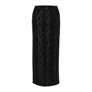 Klassieke Zwarte Diepe Rok Kaffe , Black , Dames