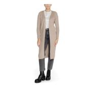 Lang Open Vest Breisel Collectie Only , Beige , Dames