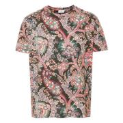 Bloemen paisley-print T-shirt Etro , Multicolor , Heren