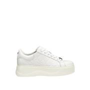 Witte Sneakers met Kettingdetail Cult , White , Dames