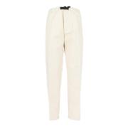 Wijde Katoenen Broek White Sand , Beige , Heren