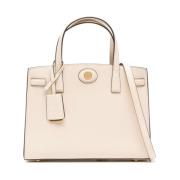 Casual Beige Leren Schoudertas Tory Burch , Beige , Dames