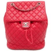 Pre-owned Fur chanel-bags Chanel Vintage , Red , Dames