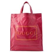 Pre-owned Canvas gucci-bags Gucci Vintage , Pink , Dames