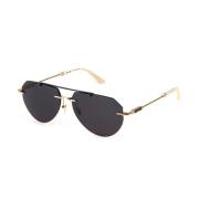 Horizon 11 Zonnebril Zwart en Goud Police , Black , Unisex