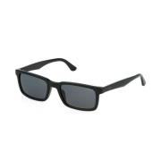 Lite 30 Zonnebril Zwart Grijs Lenzen Police , Black , Unisex