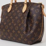 Pre-owned Fabric louis-vuitton-bags Louis Vuitton Vintage , Brown , Da...