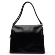 Pre-owned Leather handbags Prada Vintage , Black , Dames