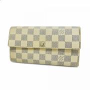 Pre-owned Fabric wallets Louis Vuitton Vintage , White , Dames