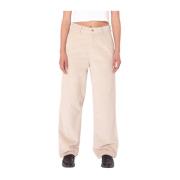 Ivoor Corduroy Carpenter Broek Obey , Beige , Heren