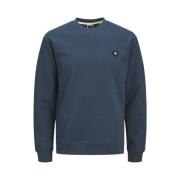 Midnight Navy Sweatshirt Jack & Jones , Blue , Heren