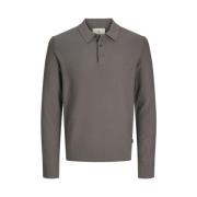 Gebreide Polo LS Falcon Multi Jack & Jones , Gray , Heren