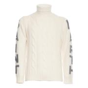 Witte Coltrui Trui Aw24 MC2 Saint Barth , White , Heren