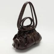 Pre-owned Fabric handbags Christian Louboutin Pre-owned , Brown , Dame...