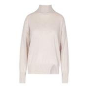 Lupetto Rasa Sweater Daniele Fiesoli , Beige , Dames