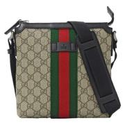 Pre-owned Canvas gucci-bags Gucci Vintage , Beige , Dames