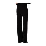 Elegante Wijde Broek voor Vrouwen Ana Alcazar , Black , Dames