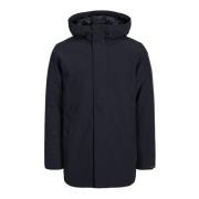 Winter Parka Jas met Capuchon Jack & Jones , Blue , Heren