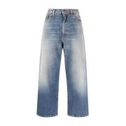 Straight Jeans Ankled Darcy R13 , Blue , Dames