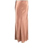 Elegante Roze Satijnen Chic Rok Forte Forte , Pink , Dames