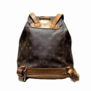 Pre-owned Canvas backpacks Louis Vuitton Vintage , Brown , Dames