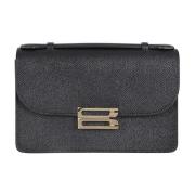 Mini Top Handvat Gesp Tas Victoria Beckham , Black , Dames