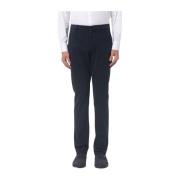 Stretch Gabardine Gaubert Broek Dondup , Blue , Heren