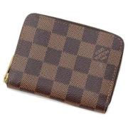 Pre-owned Canvas wallets Louis Vuitton Vintage , Brown , Dames