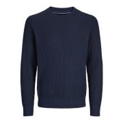 Klassieke Gebreide Trui Blaliam Jack & Jones , Blue , Heren