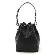 Pre-owned Leather shoulder-bags Louis Vuitton Vintage , Black , Dames