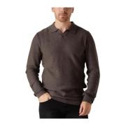 Bruine Polo Trui voor Heren Dstrezzed , Brown , Heren