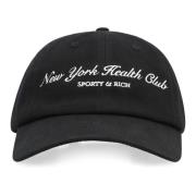 Katoenen Baseball Cap Sporty & Rich , Black , Dames