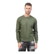 Groene Alpaca Cashmere Trui Gran Sasso , Green , Heren