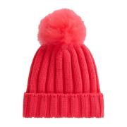 Kasjmier Pom Pom Beanie Woolrich , Red , Dames