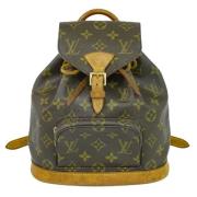 Pre-owned Canvas backpacks Louis Vuitton Vintage , Brown , Dames