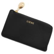 Pre-owned Leather wallets Loewe Pre-owned , Black , Unisex