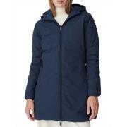 Omkeerbare Blauwe Gewatteerde Jas Ciesse Piumini , Blue , Dames