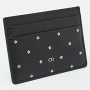 Pre-owned Leather wallets Dior Vintage , Black , Dames