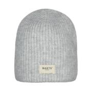 Gebreide Beanie Muts met Label Patch Barts , Gray , Dames