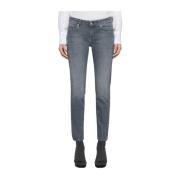 Skinny Fit Denim Jeans Dondup , Gray , Dames