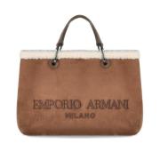 Teddy Bruine Winkel Tas Emporio Armani , Brown , Dames