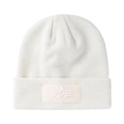 Klassieke Beanie met Moderne Functionaliteit Alpha Industries , White ...