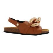 Bruine Platte Sandalen voor Vrouwen JW Anderson , Brown , Dames