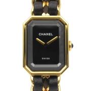 Pre-owned Metal watches Chanel Vintage , Black , Dames