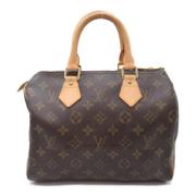 Pre-owned Canvas handbags Louis Vuitton Vintage , Brown , Dames